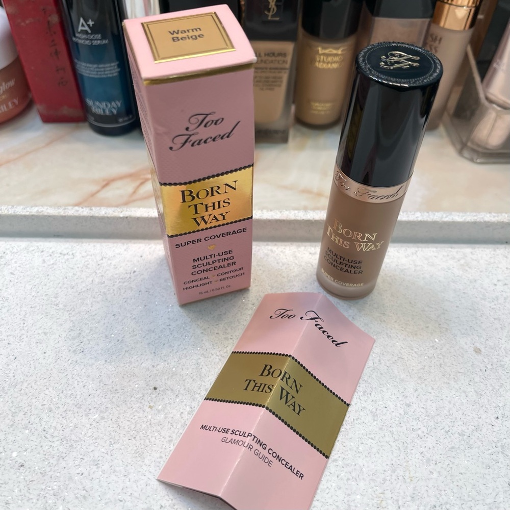 Too Faced ~ ‘15 WARM BEIGE’ Multi-Use Sculpting Concealer ~ Full Size ~ NIB - Picture 16 of 16